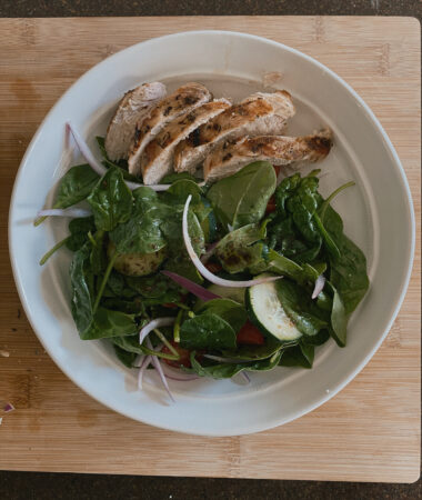 lemon herb chicken salad