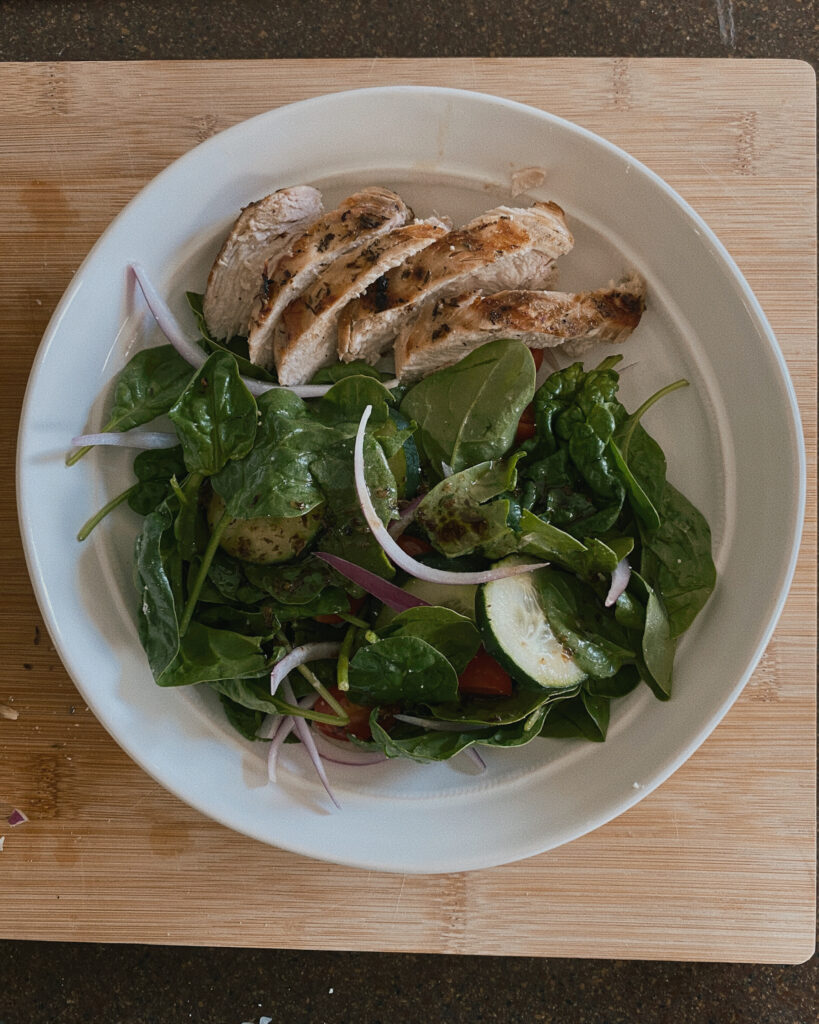 lemon herb chicken salad